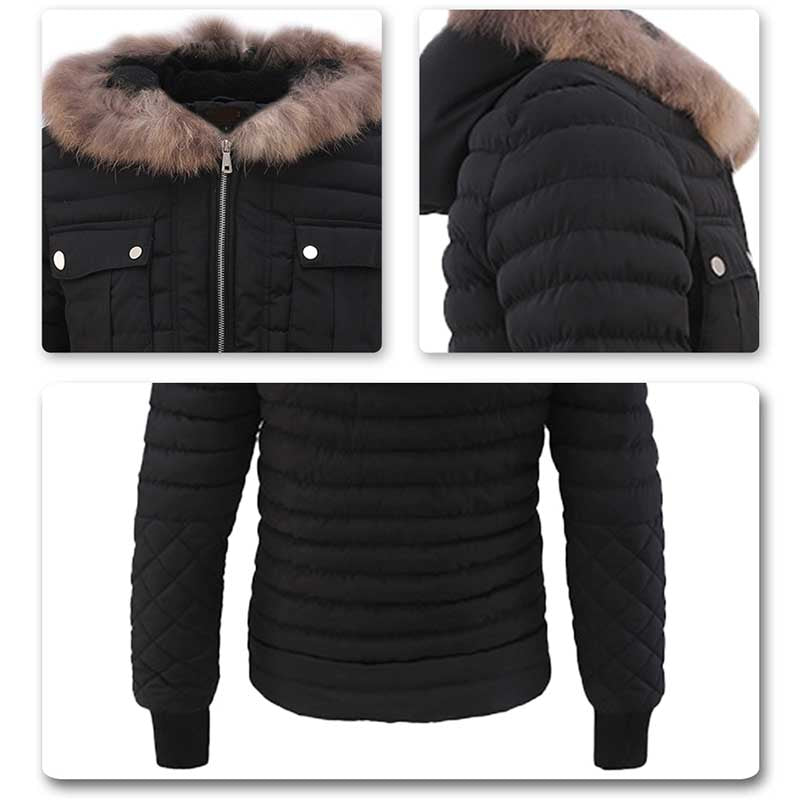 Hooded Lightweight Coat Black
