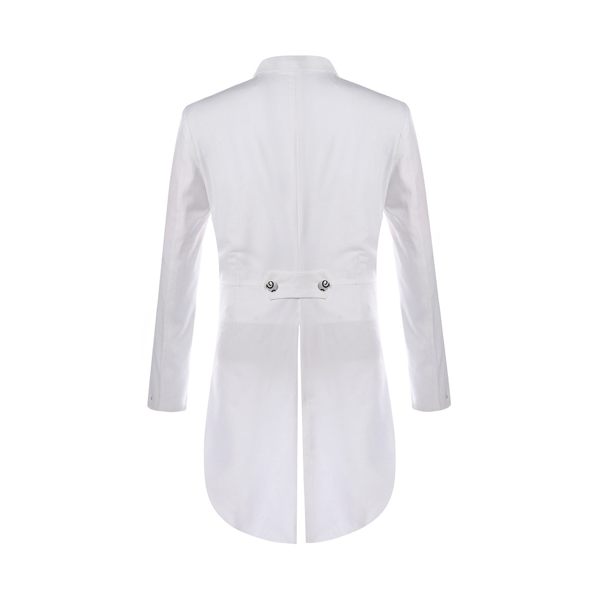Mens Tailcoat 5 Piece Dress Suit Slim Fit Swallowtail jacket White