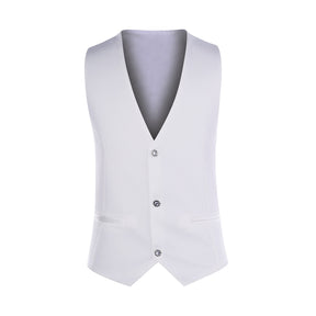 Mens Tailcoat 5 Piece Dress Suit Slim Fit Swallowtail jacket White