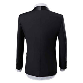 2-Piece Slim Fit Black Tuxedo Suit