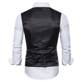 Slim Fit Comfortable Brown Casual Vest