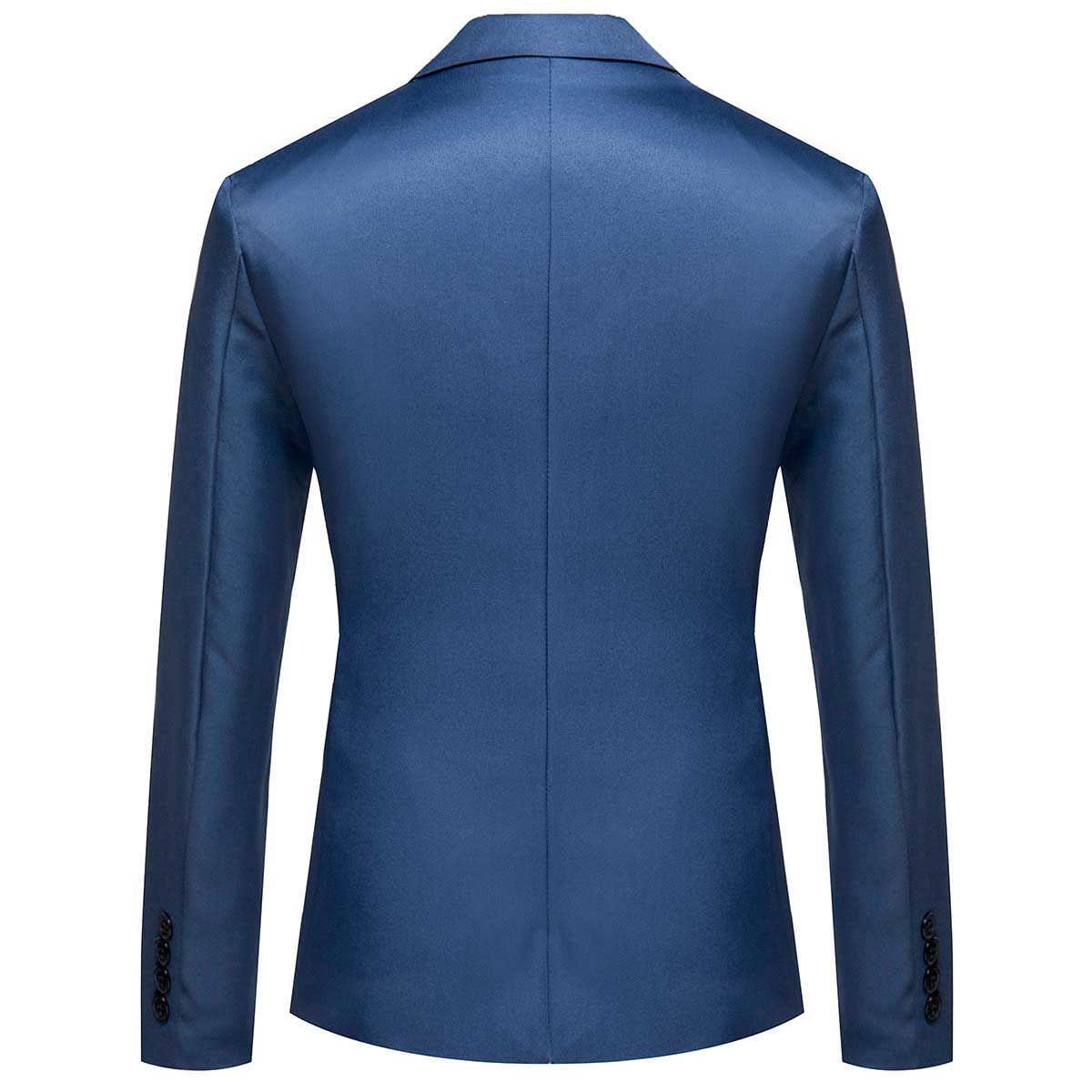 Men's Casual Suit Jacket Slim Fit Lightweight Blazer Coat Blue