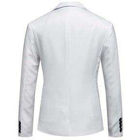 Men's Casual Suit Jacket Slim Fit Lightweight Blazer Coat White