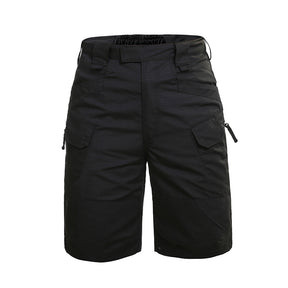 Mens Solid Shorts Elastic Waistband Lightweight Shorts