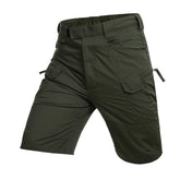 Mens Solid Shorts Elastic Waistband Lightweight Shorts