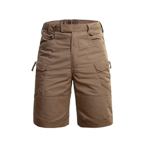 Mens Solid Shorts Elastic Waistband Lightweight Shorts