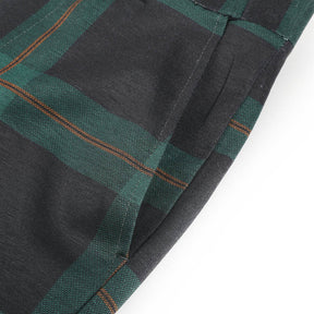 Multi-color Plaid Stripe Suit Slim Fit 2-Piece Casual Suit