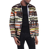 Men's Slim Fit Printed Casual Shirt Party Shirts