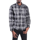 Men's Slim Fit Printed Casual Shirt Party Shirts