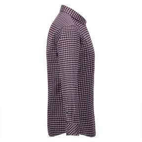 Men's Regular Fit Striped and Plaid Casual Cotton Shirt