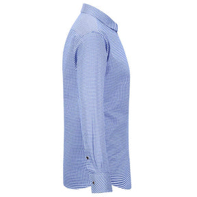 Men's Regular Fit Striped and Plaid Casual Cotton Shirt