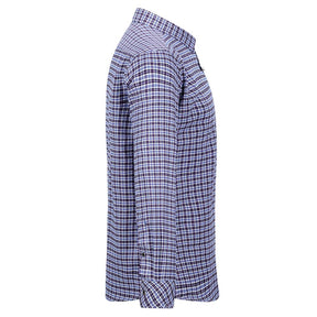 Men's Regular Fit Striped and Plaid Casual Cotton Shirt