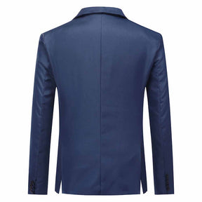 Men's Slim Fit Casual Blazer Jacket Navy