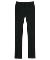 Men's Classic Slim Fit Stretch Flat Front Slacks Dress Pants Black