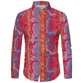 Print Shirt Regular Fit Long Sleeve Casual Shirt For Men