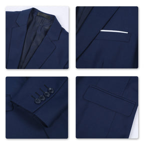 Lake Blue Stylish Blazer One Button Casual Blazer