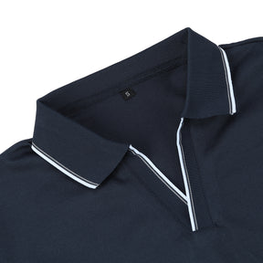 Navy Series Polos Turn-Down Collar Shirt