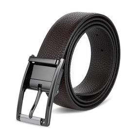 Black Reversible Japanese Pin Buckle Belt Black