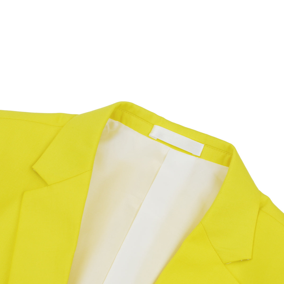Fashion Jakcket One Button Casual Blazer Yellow