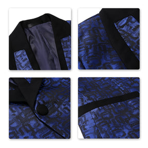 Cloudstyle-On Sale-3-Piece Slim Fit Paisley Suit-Details