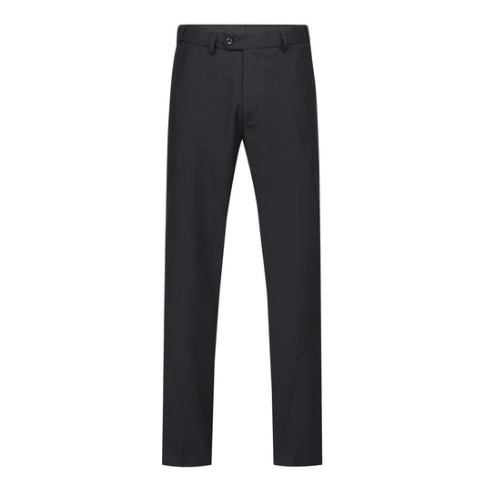 Black # Men's slim fit 2-piece embroidered floral suit with notched lapel and single-breasted closure, black formal blazer jacket with gold floral embroidery and center back vent, fully lined with matching trousers for wedding, prom, party and special occasions, isolated on white background.