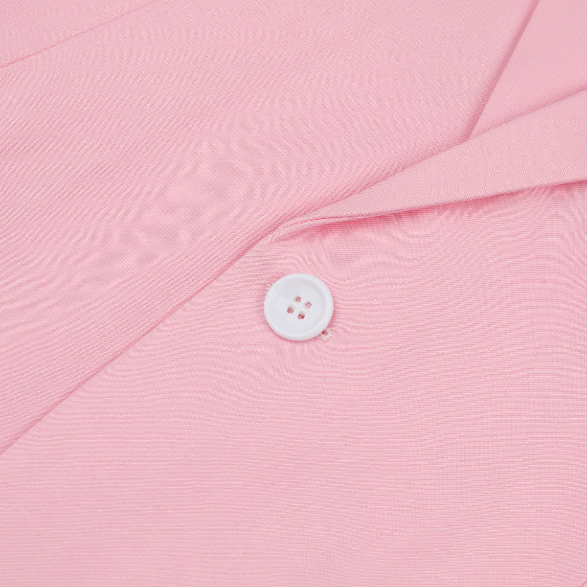 Pink # Men's one-button casual blazer with flat collar and single-breasted closure, stylish pink sport coat jacket with premium polyester viscose blend fabric and eco-friendly buttons for business, office, wedding and daily wear, isolated on white background.