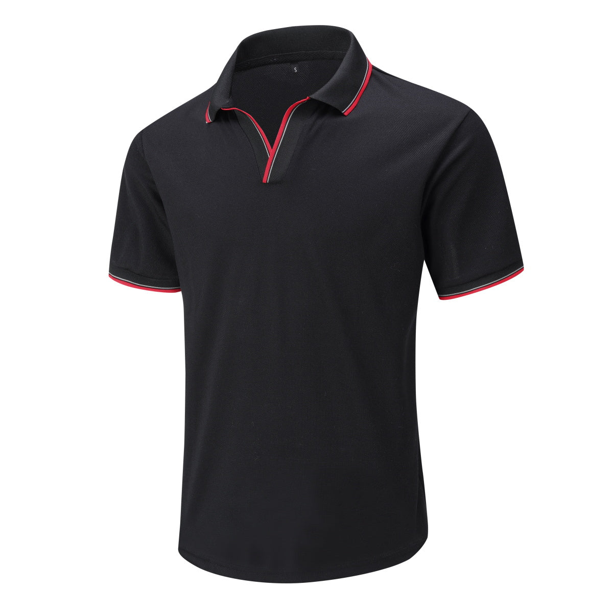 Black Series Polos Turn-Down Collar Shirt