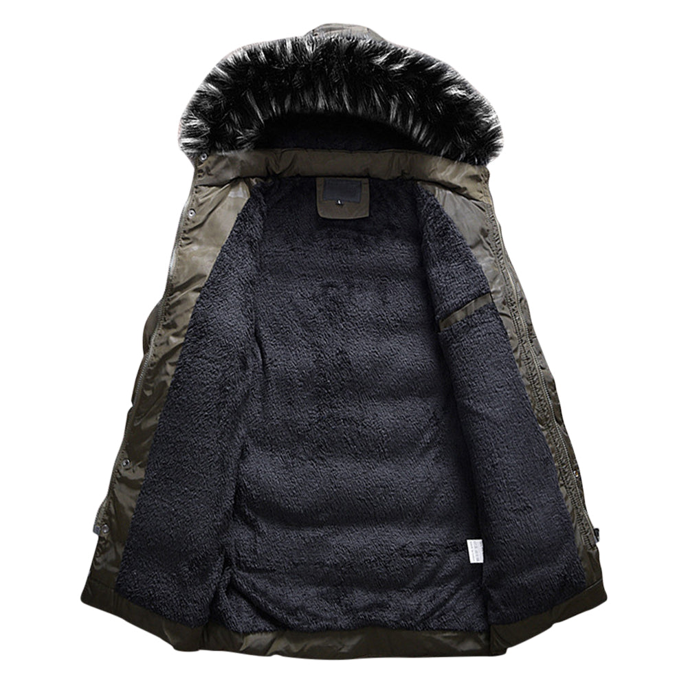 Hood Removable Faux Fur Coat 4 Colors - Cloudstyle