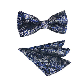 Paisley Skinny Bow Tie Set 13 Styles - Cloudstyle