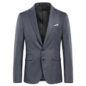 Nardo Grey 3-Piece Suit Slim Fit Two Button Suit