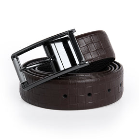 Black Reversible Japanese Pin Buckle Belt Black