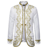 Slim Fit Embroidery White Show Gown