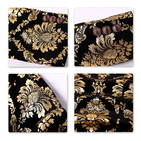 Modern Fit  Floral Gold Blazer